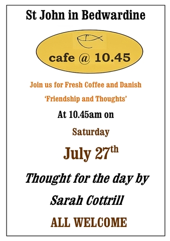 Cafe @10.45 July 2024