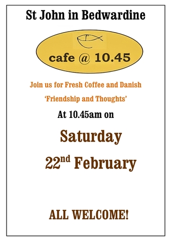 Cafe @10.45 February 2025