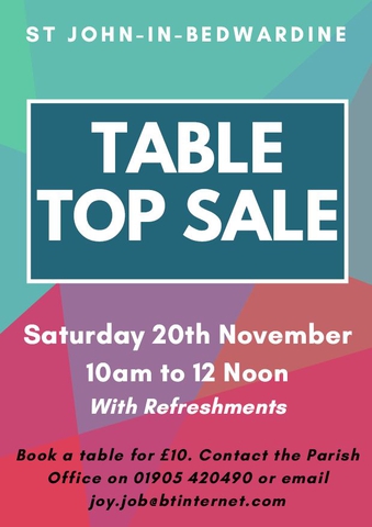 Table Top Sale