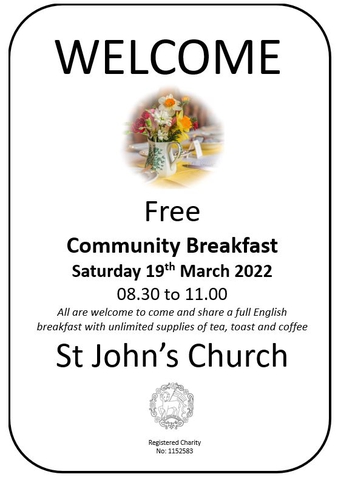 Community Breakfast March 2022