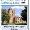 Tea, Coffee & Cake  August