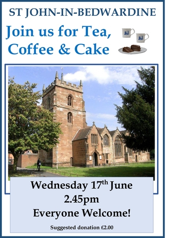 Tea, Coffee & Cake June