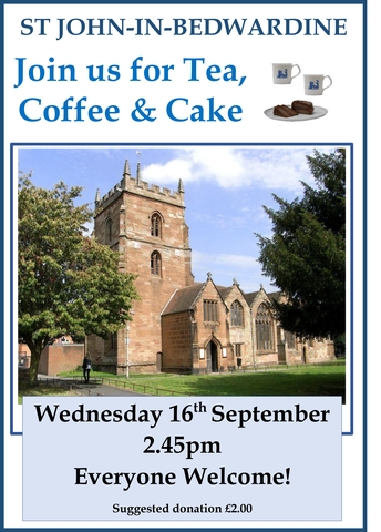 Tea, Coffee & Cake September